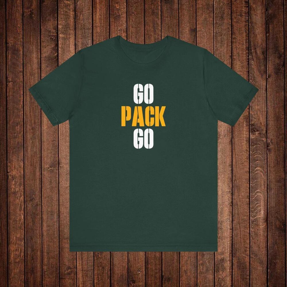 Go Pack Go Shirt Packers T Shirt Green Bay Shirt Gift For Packers Fans